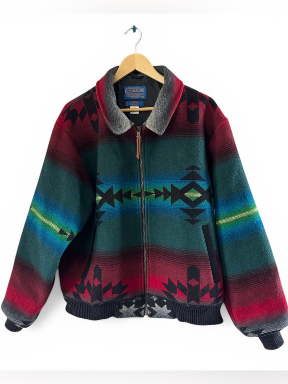 Vintage Pendleton Native American Blanket Jacket Men’s L